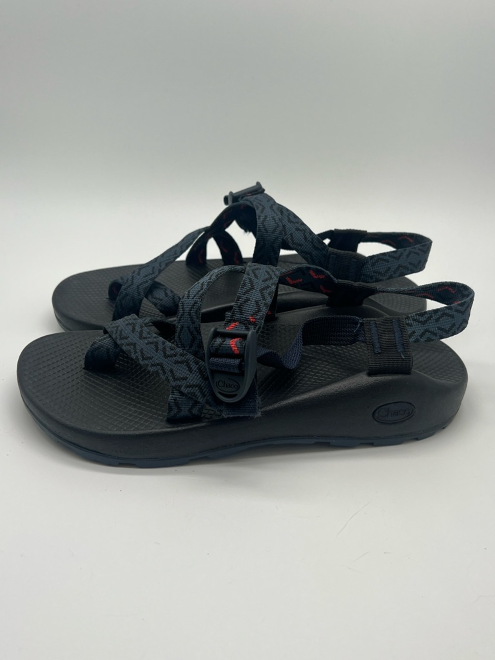 Chacos Z2 Men's Adjustable Strap Sandals Navy Black Men's 9 EUC Hiking Strapy - Picture 4 of 9